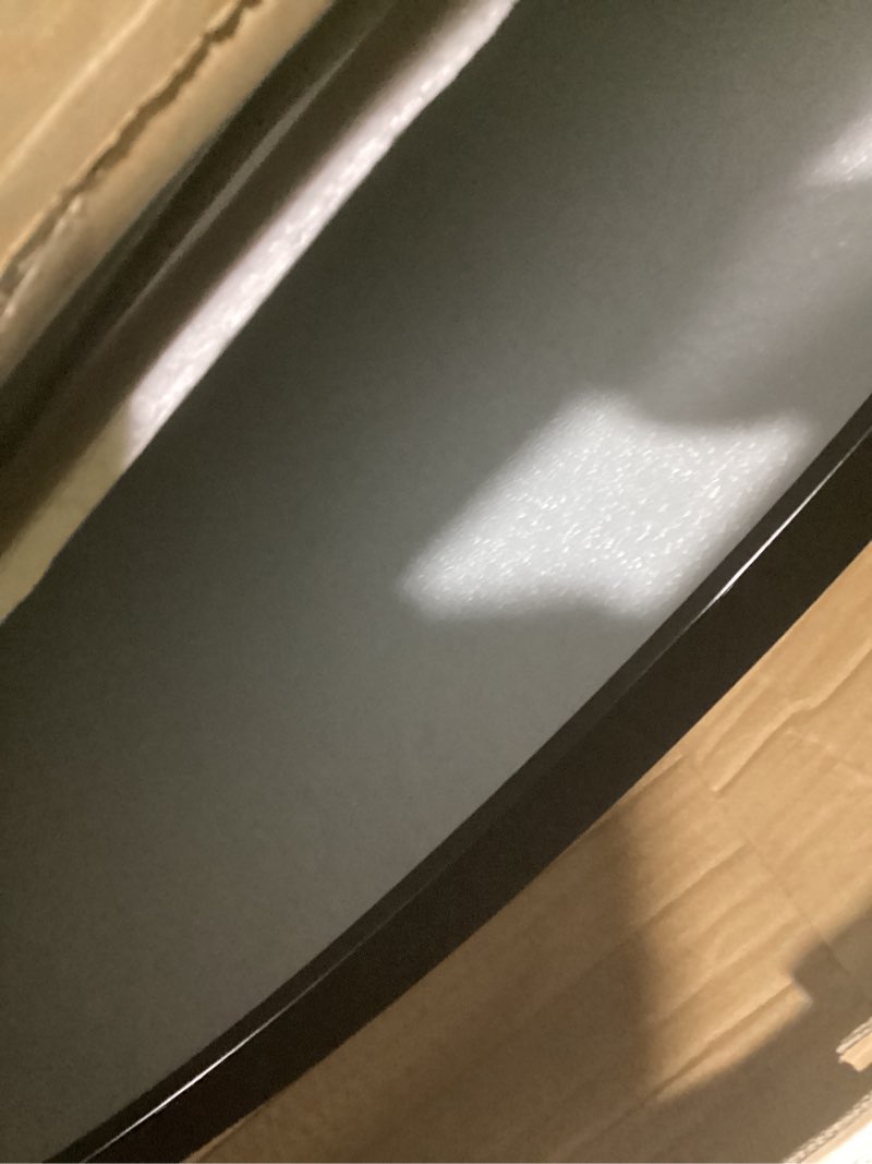 Condition photo showing As Is for bathroom mirror for wall, 24 inch round mirror, matte black metal framed circle vanity mirror for bathroom bedroom living room entryway, anti-rust, tempered glass, hanging or leaning