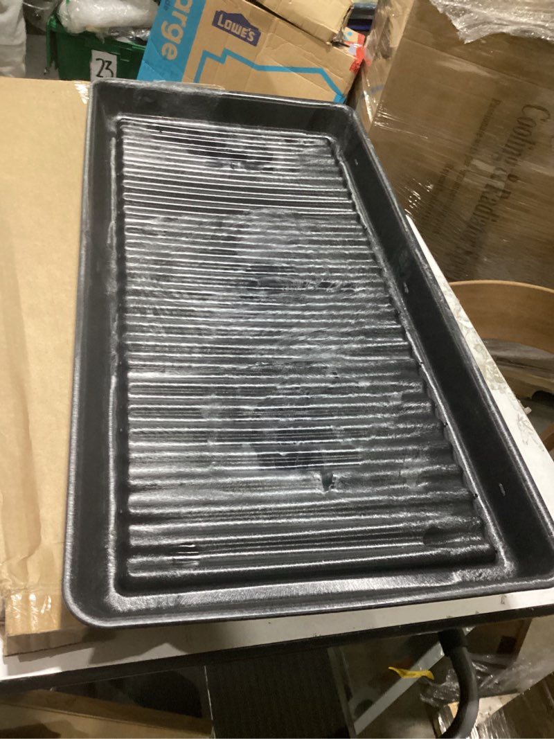 Condition photo showing Good Condition for eagle 1677blk containment utility tray, 36.25" length x 18.25" width x 2.375" height, black