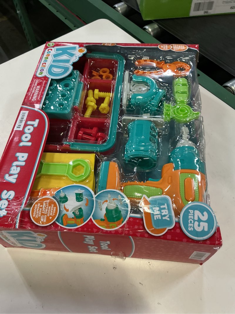 Condition photo showing Good Condition for kid connection tool play set  25 pieces  toddler toys