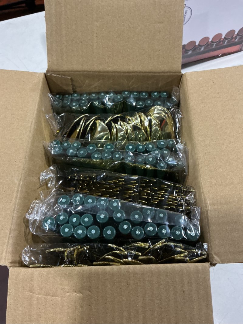 Condition photo showing Good Condition for lullaby 150pcs gold plastic silverware, high end disposable cutlery with dark green handle include 50 forks, 50 spoons, 50 knives, elegant silverware for wedding, party, gathering and daily use green-150pcs