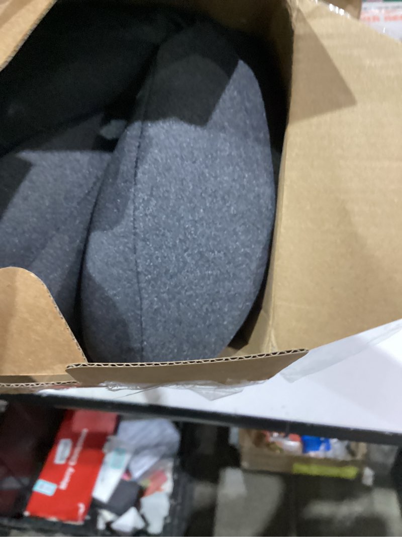Condition photo showing Good Condition for Seat Cushion for Truck Driver, Memory Foam Truck Seat Cushion with L-Shaped Ergonomic Design, Lumbar Support Pillow & Tailbone Pain Relief for Long Driving, Semi Truck Accessories Dark Grey