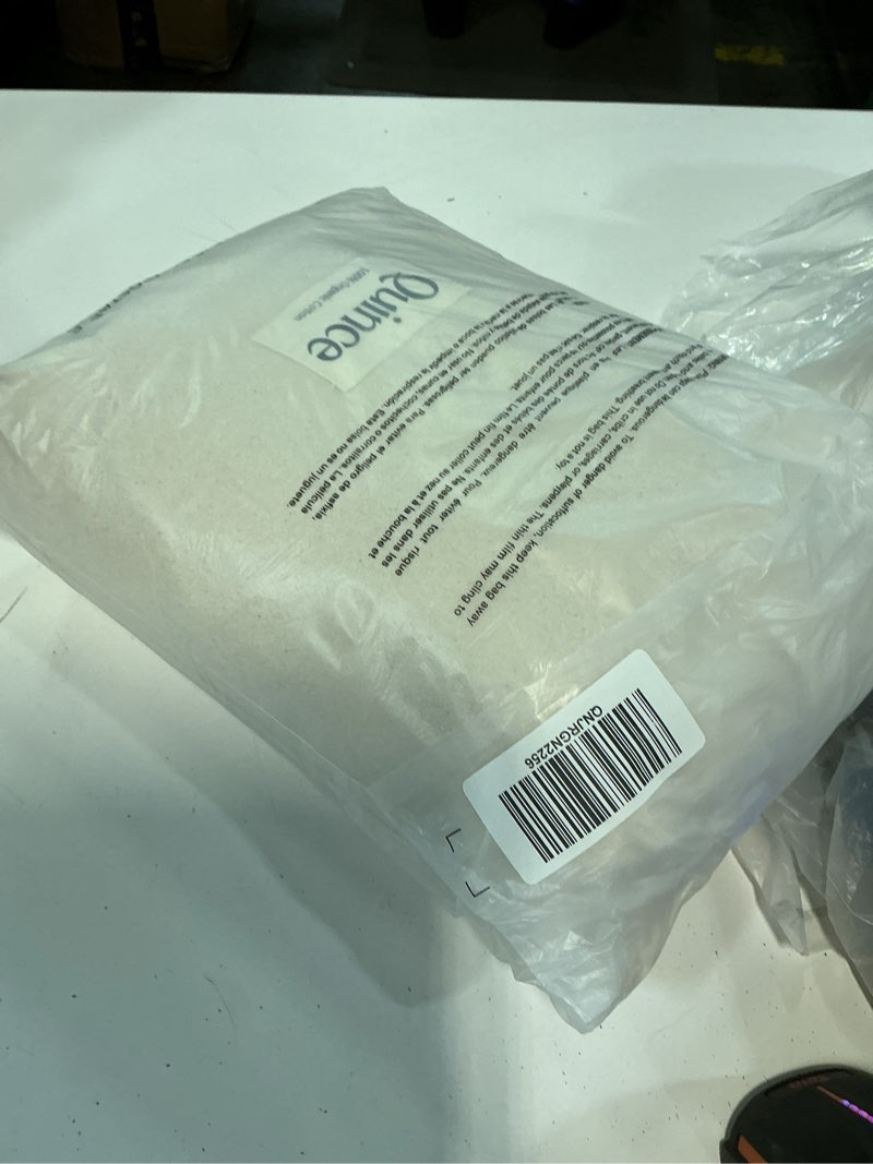 Condition photo showing Good Condition for organic waterproof mattress protector, queen, natural