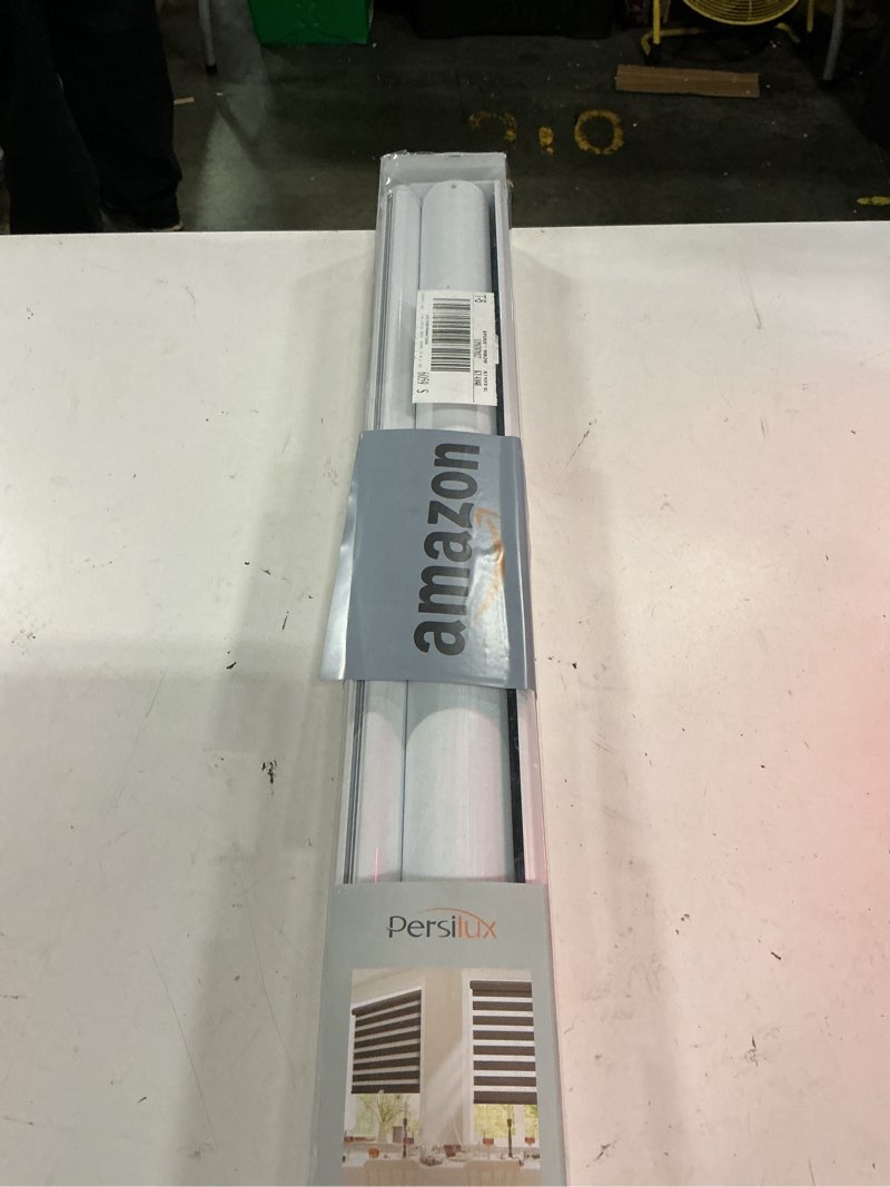 Condition photo showing Good Condition for persilux zebra blinds for windows cordless blinds & shades (28" w x 72" h, white) free-stop roller window shades, light filtering roller shades for windows, light control for day and night 28"w x 72"h white