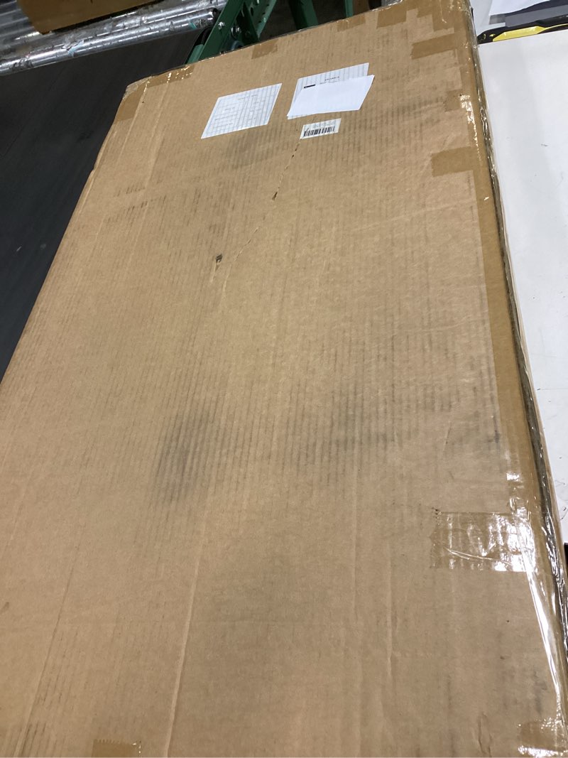 Condition photo showing New/Like New for Wall Mounted Folding Table 39.4”L x 19.7”W, Laundry Folding Table with Heavy Duty Metal Collapsible Shelf Brackets, Wall Mounted Desk Fold Down for Small Spaces, Black Black 39.4" x 19.7"