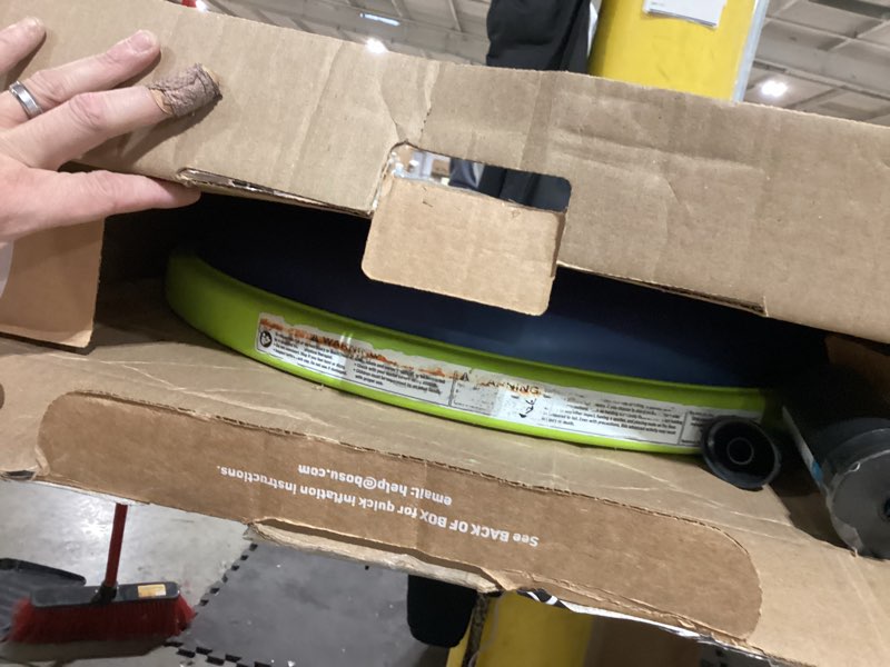 Condition photo showing As Is for BOSU Sport Balance Trainer, Travel Size Allows for Easy Transportation and Storage, 50cm, Blue/Neon