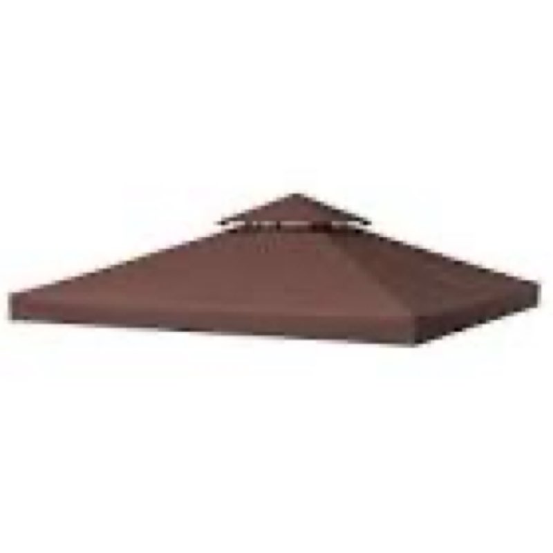 84C-041 Outdoor 9.84 ft. x 9.84 ft. Polyester Gazebo Replacement Canopy