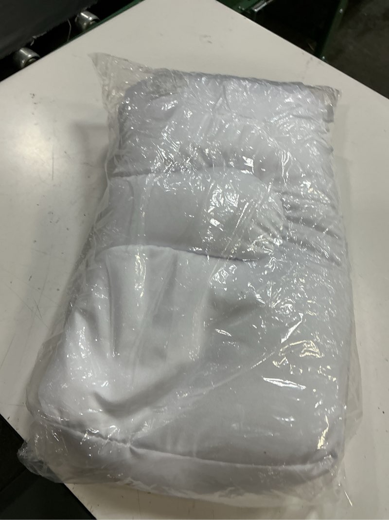 Condition photo showing Good Condition for remedy microbead pillow - moldable and temperature regulating cushion ergonomic pillow - supports head, neck and shoulders for restful sleep and travel - (white)