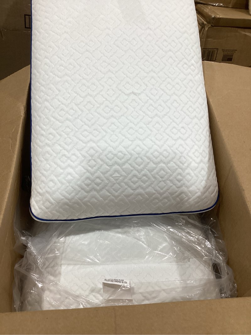 Condition photo showing Good Condition for sleep innovations forever cool gel memory foam pillow, standard, white