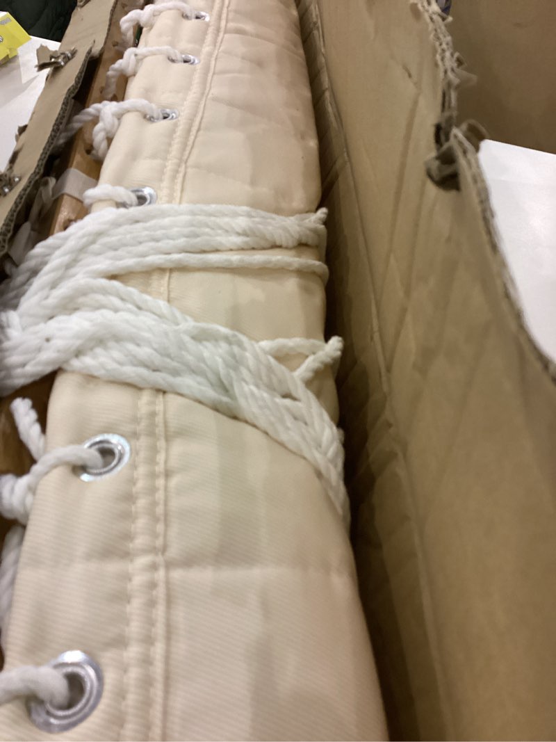 SONGMICS Hammock, Quilted Hammock with Curved Bamboo Spreaders