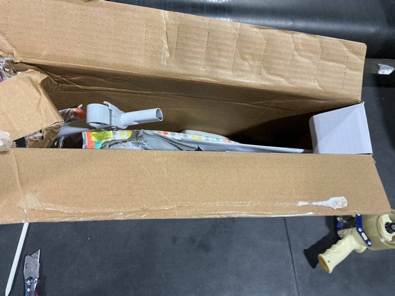 Condition photo showing Good Condition for Bright Starts Comfy Baby Bouncer Soothing Vibrations Infant Seat - Taggies, Music, Removable -Toy Bar, 0-6 Months Up to 20 lbs (Whimsical Wild) Whimsical Wild Infant Seat