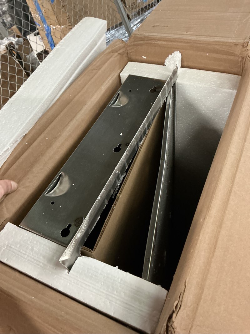 Condition photo showing As Is for Bobrick ClassicSeries Recessed Convertible Paper Towel Dispenser/Waste Receptacle, 15.19 x 7.09 x 56, Satin Stainless Steel