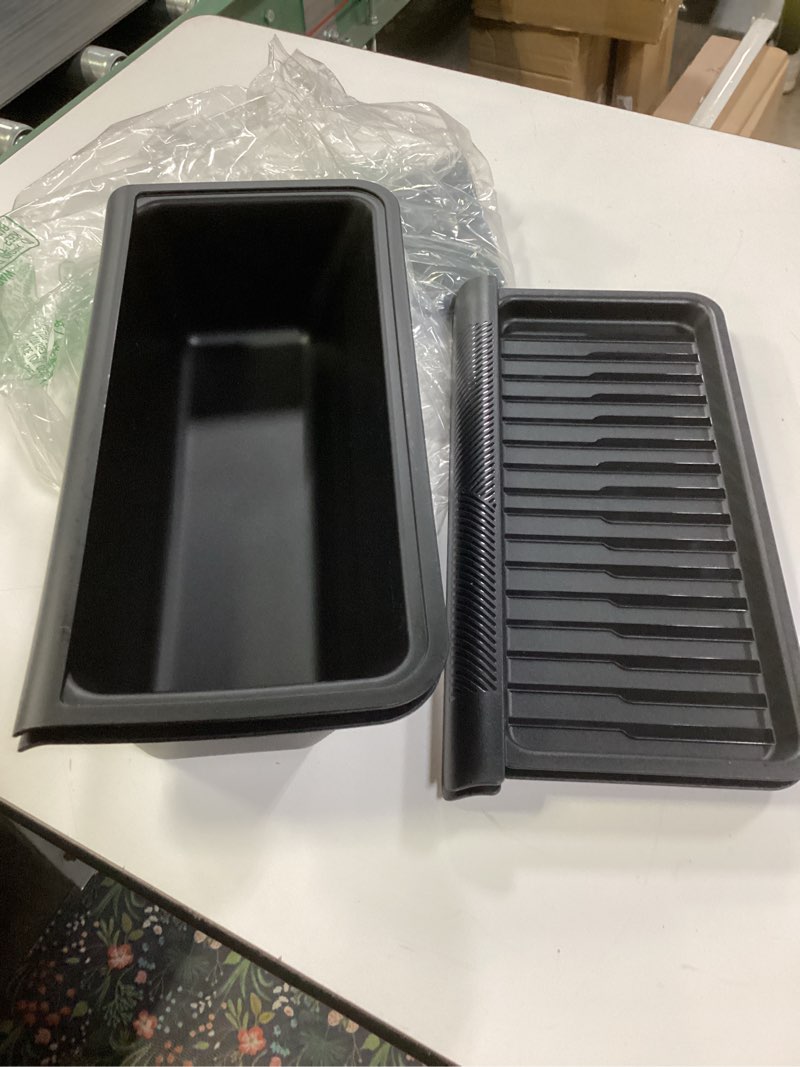 Condition photo showing Good Condition for 2PCS Under Seat Storage Box for 2026 Tesla Model Y Juniper,Hidden Organizer Tray Underseat Bins with Lid Cover for 2025-2026 Tesla New Model Y Juniper (Launch Series) Interior Accessories Black (for 2025-2026 New Model Y Juniper)