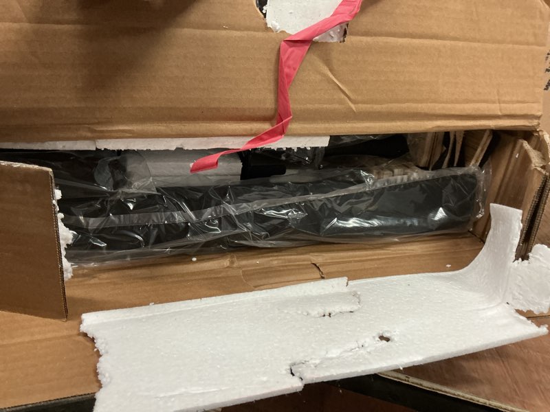 Condition photo showing New/Like New for Twin Size Bed Frame with Upholstered Wingback Headboard, Easy Assemnly Platform Bed, Wooden Slat Support No Box Spring Needed, Black