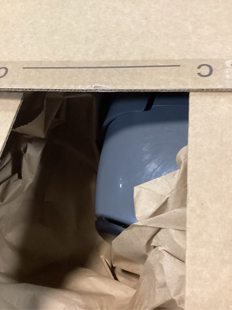 Condition photo showing As Is for dash digital tasti-crisp™ air fryer - compact electric digital fryer with auto shut-off feature - ideal for small spaces - aircrisp® technology - 2.6 quarts - cool grey grey nonstick