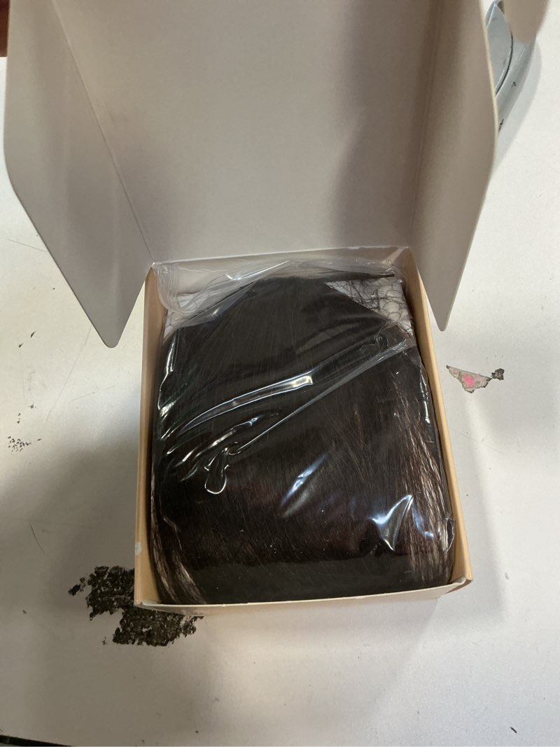 Condition photo showing New/Like New for Bangs Hair Clip - Brown Clip in Bangs Real Human Hair, Fake Bangs Fringe with Temples Wispy Bangs Hair Extensions for Women Daily Wear Brown Wispy Bangs