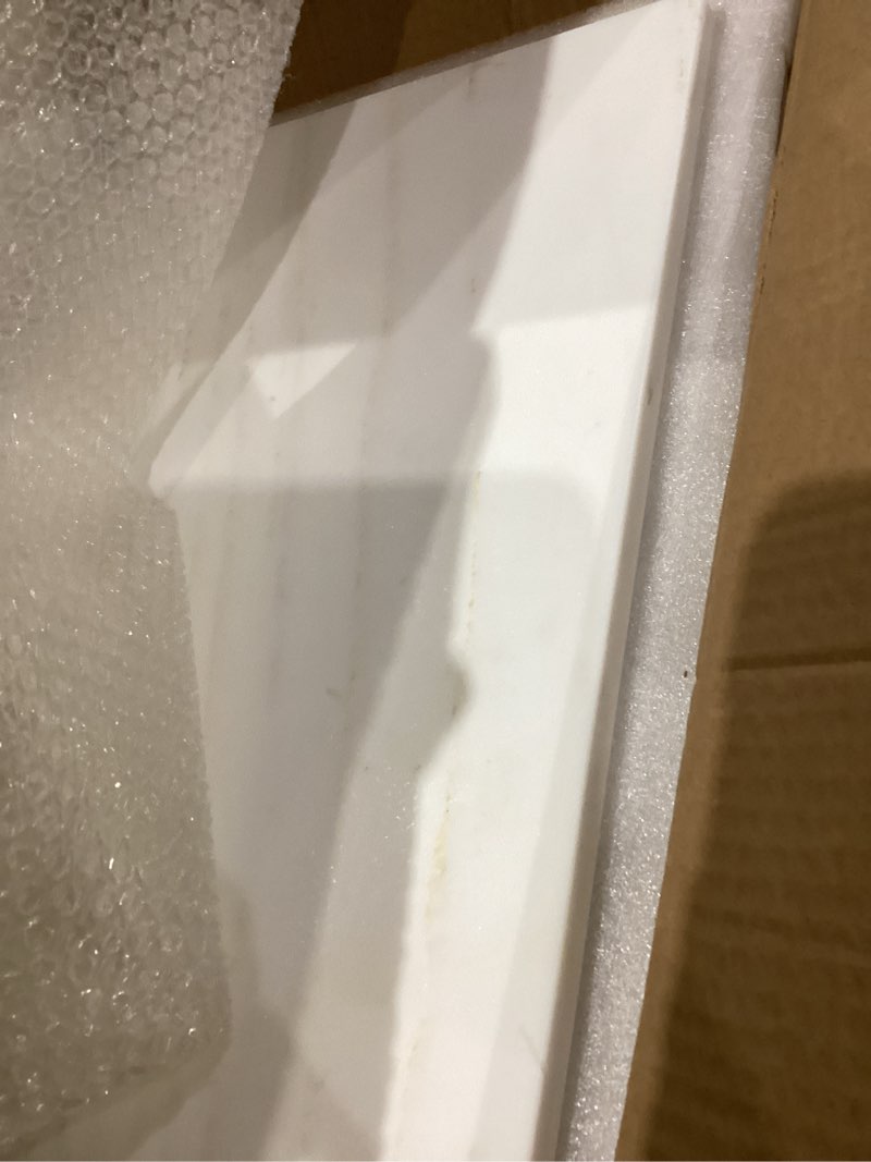 Condition photo showing Good Condition for Lovdeco Luxury White Marble Pastry Board, Pastry Board For Kitchen, Large Calacatta Gold Marble Slab Gift With Non-Slip Feets, 16x20 Inch, 1 Piece Calacatta Gold 20"L x 16"W