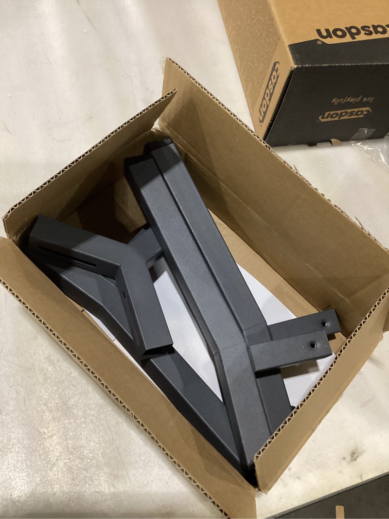 Condition photo showing Good Condition for SHAINFUN Grey Raised Dog Bowl Stand for Large Medium Dogs 11" Height Adjustable Width 7-10.7" Single Tall Elevated Dog Bowls Stand, Food & Water Feeder Bowl Holder for Large Breeds(Bowl Not Included)