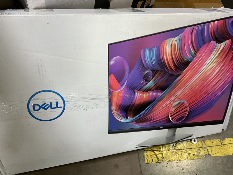 Condition photo showing As Is for Dell S2722DC Monitor - 27-inch WQHD (2560x1440) 75Hz 4Ms Display, AMD FreeSync, Built in Speaker, USB Type-C Connectivity, Height/Pivot/Swivel/Tilt Adjust - Platinum Silver 27 Inches S2722DC USB-C