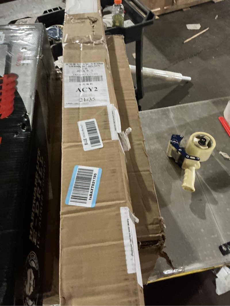 Condition photo showing Good Condition for 2 Pcs Twin Rail Upright Wall Shelving System 47.5 Inch with 10 Pcs 14.5 Inch Shelf Bracket Heavy Duty Adjustable Storage Rack Metal Support System for Kitchen Closet Home Indoor(White)