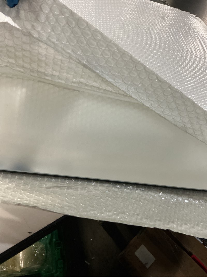 Condition photo showing Good Condition for silver mirror acrylic sheet - 24x24 inches, 2 pieces | 1/8" thick durable reflective acrylic board for home décor (60x60 cm) 24x24 silver 2