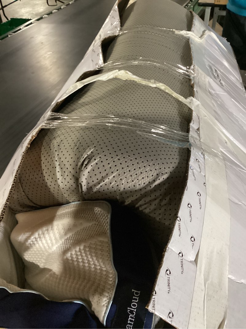 Condition photo showing Good Condition for LUCID 10 Inch Memory Foam Medium-Plush - Gel Infusion – Hypoallergenic Bamboo Charcoal- Queen Size Mattress, White Queen Medium