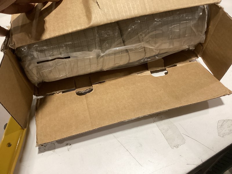 Condition photo showing New/Like New for EVERGRACEHOME Stonewashed Cotton Quilt Set Full Queen Size, Ultra Soft Oversized Bedspread Coverlet Set, Lightweight Crinkle Box Stitch Bedding Sets for All Season, with 2 Shams, Flax Beige Full/Queen (92" x 96") Flax Beige