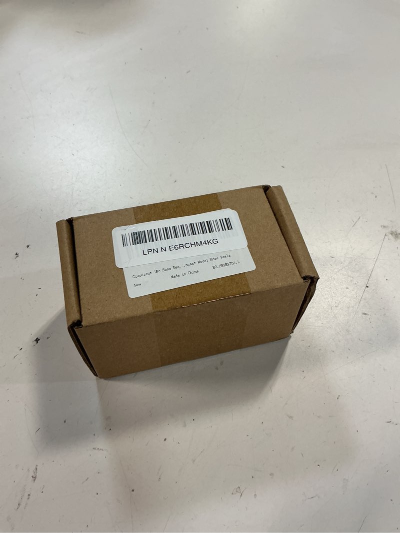 Condition photo showing New/Like New for hose reel connector with yellow retainer clip part compatible with s-uncast model hose reels (1)