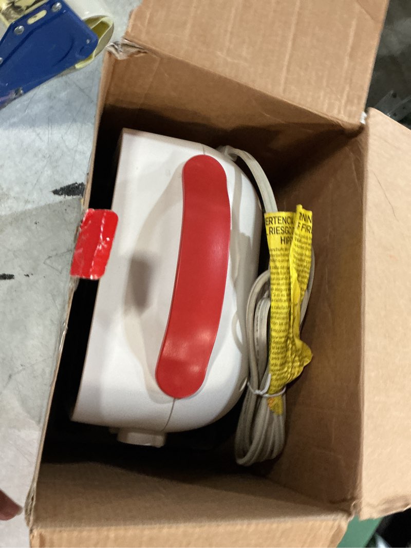 Condition photo showing As Is for honeywell uberheat 5 ceramic space heater for small rooms, white
