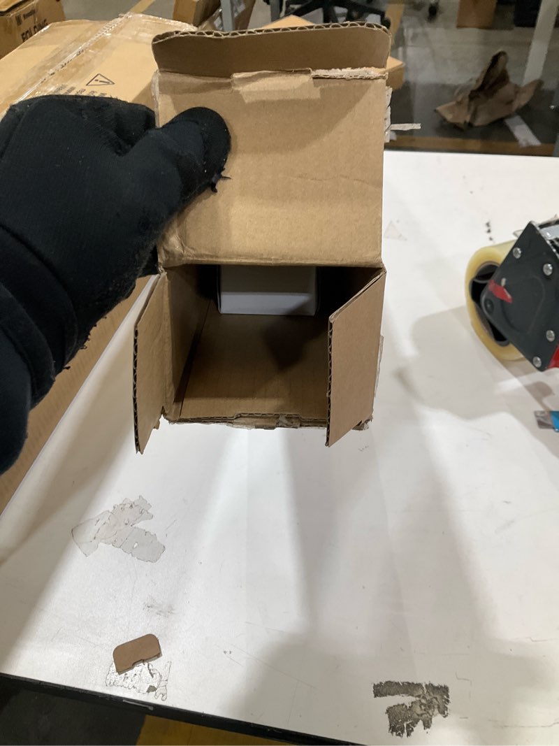 Condition photo showing Good Condition for Sun Zero Seraphina Textured 100% Total Blackout Cordless Roman Shade, Taupe, 35" W x 64" H Taupe 35"W x 64"H