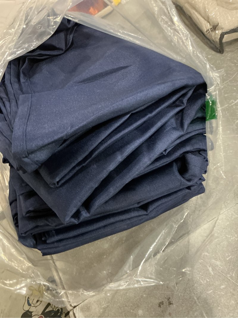 Condition photo showing Good Condition for sancua rectangle tablecloths for 4ft tables, 6 pack - 60x84 inch - navy blue washable fabric cloth table cloth, reusable polyester table covers for wedding party, banquet, independence day navy blue 6 pack 60x84 inch, rectangle