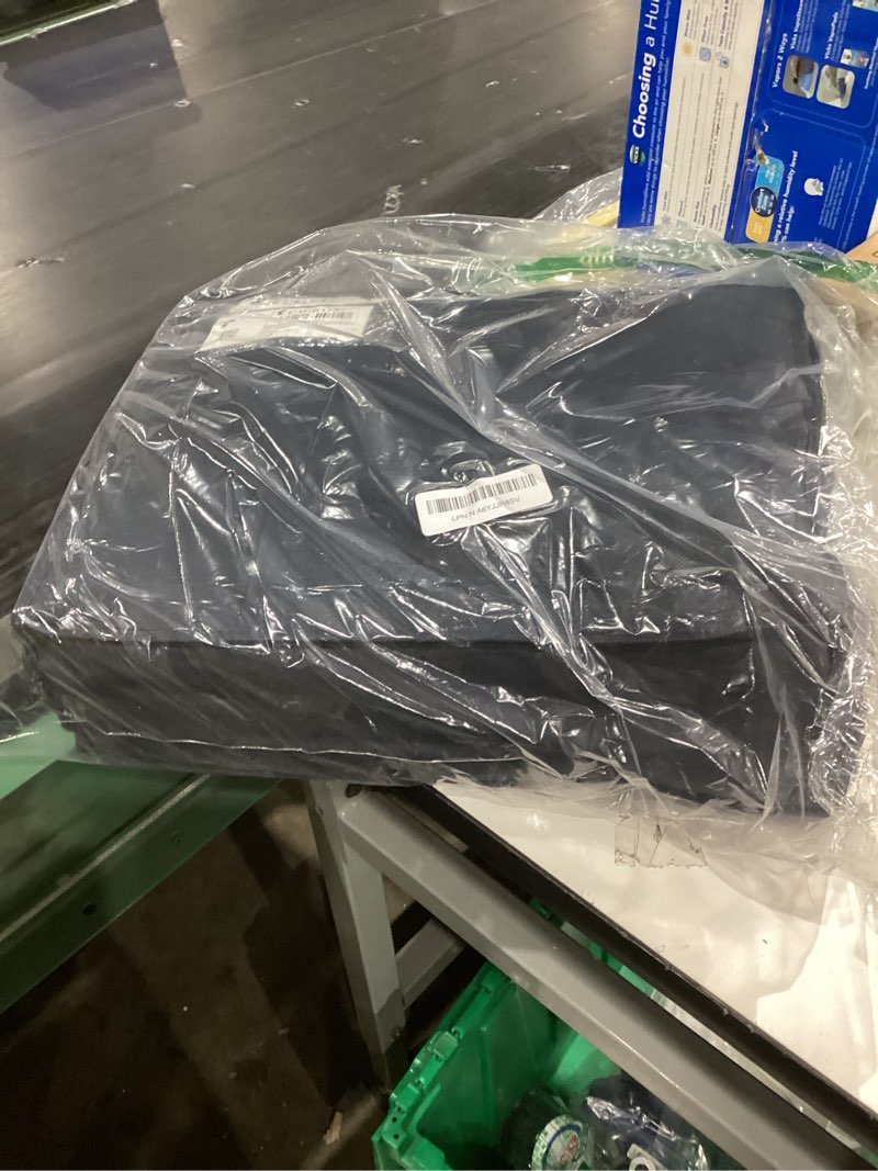 Condition photo showing Good Condition for L'AGRATY Weighted Blanket for Adults- Dark Grey, 48"x72", 15lbs, Twin Full Size Heavy Throw Blanket, Cooling, Breathable, Microfiber with Glass Beads, Big, Washable, All-Season 01-dark Grey 48" x 72" | 15lbs