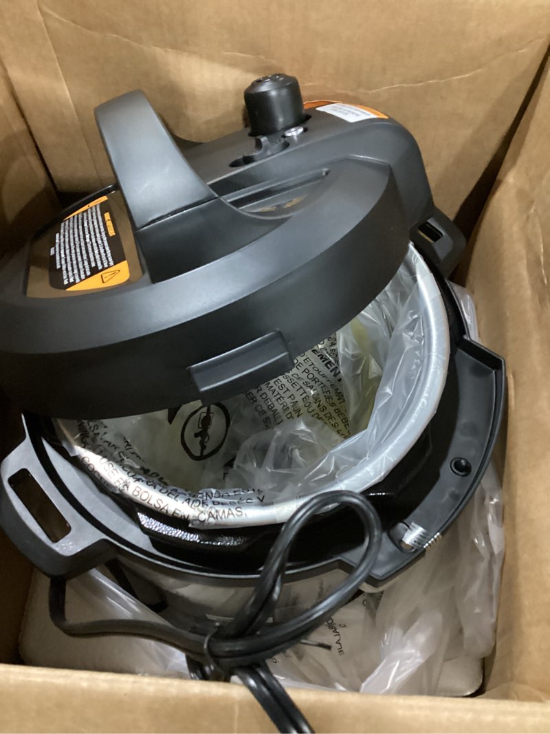 Condition photo showing As Is for not tested instant pot duo 7-in-1 mini electric pressure cooker, slow rice cooker, steamer, sauté, yogurt maker, warmer & sterilizer, includes free app with over 1900 recipes, stainless steel, 3 quart