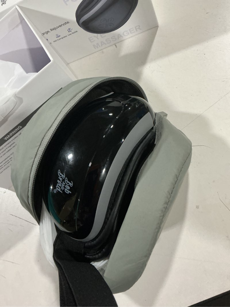 Condition photo showing Good Condition for bob and brad heated eye massager with remote control - eyeoasis 2 plus for migraines & dry eye relief - electric eye mask with compression & music - fsa eligible christmas gifts for women men mom dad midnight black plus (remote-enhanced relief)