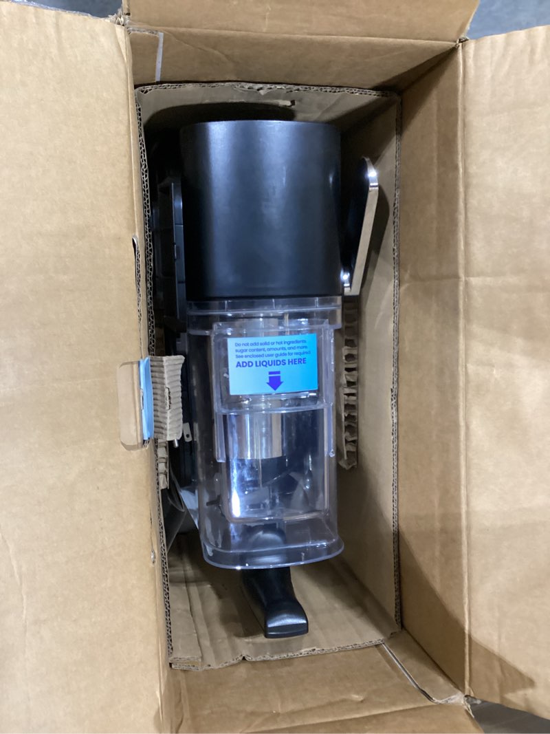 Condition photo showing As Is for iceman by chefman slush-ease max 90oz slushy maker with touch controls and 5 functions – black
