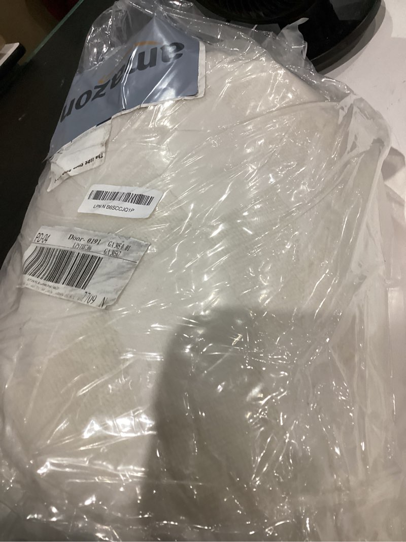 Condition photo showing Good Condition for hadamick Tufted Fleece Comforter Set Queen - Super Soft Warm Fluffy Shaggy Bedding Sets, Diamond Plaid Jacquard Bed Set for Winter, 1 Sherpa Comforter with 2 Pillow Cases (90"X90" Ivory White) Ivory White Queen(90"x90")