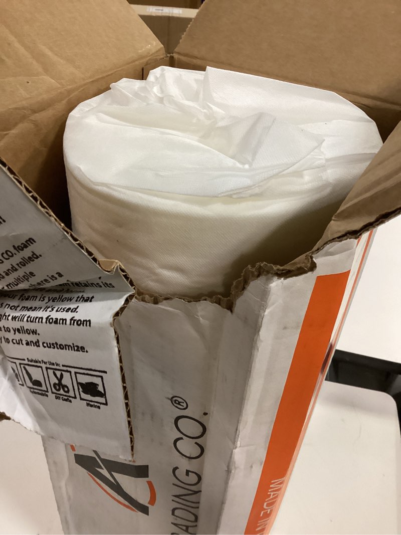 Condition photo showing New/Like New for AK TRADING CO. Upholstery High Density 2" Height x 24" Width x 72" Length-Home or Commercial Use Seat Replacement Cushion-Made in USA Foam, 2x24x72 2x24x72 High Density