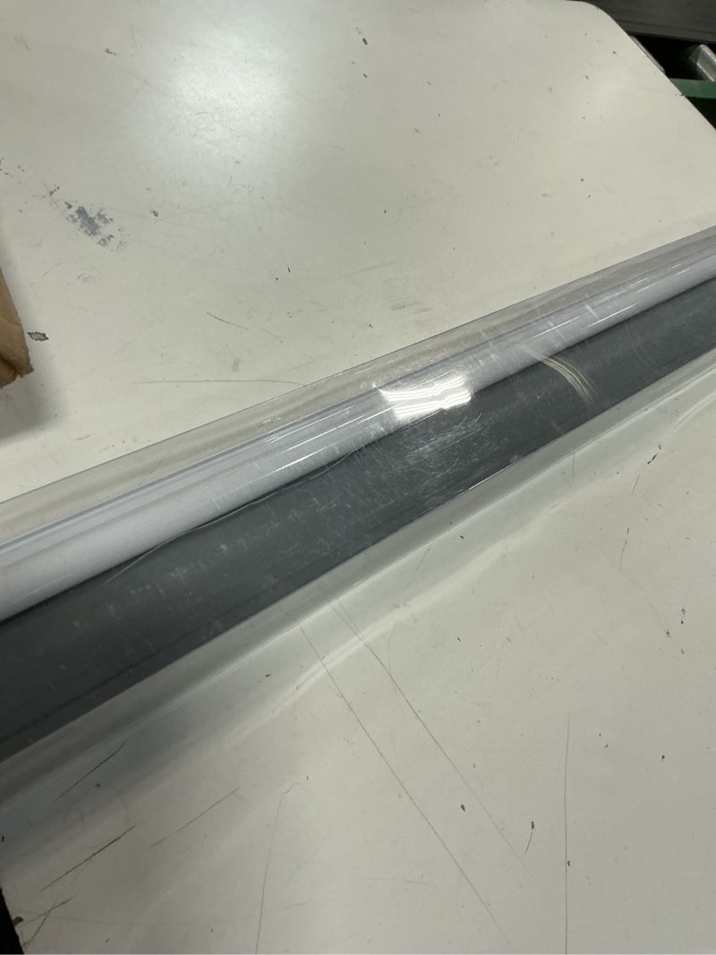Condition photo showing As Is for cordless roller shades blackout blinds for windows room darkening rolled up shades with spring system, uv protection window shades door blinds for home and office (51" w x 72" h, grey) 51"w x 72"h grey