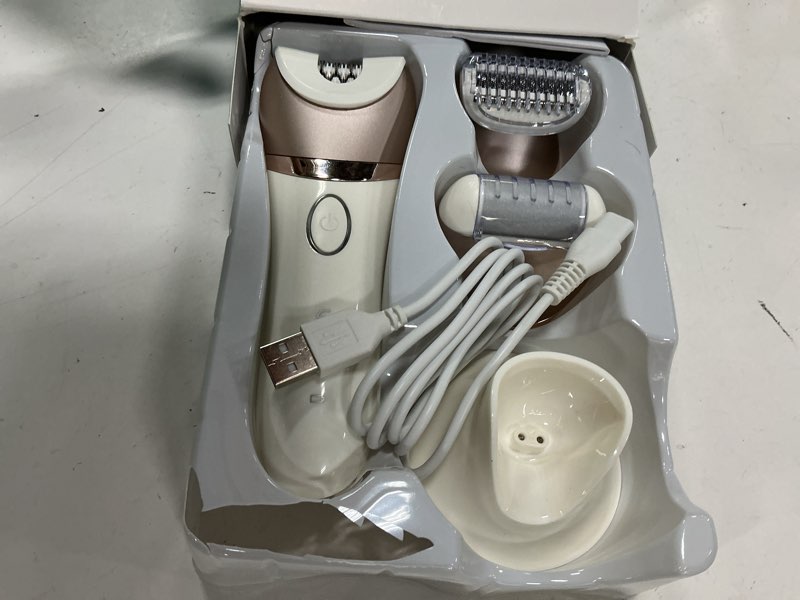 Condition photo showing Good Condition for voyor epilator for women, 3 in 1 epilator hair removal for women, epilators hair remover for leg arm with 30 tweezers, rechargeable & cordless electric lady shaver & trimmer bm300 (champagne gold)