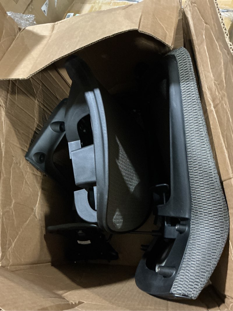 Condition photo showing Good Condition for elabest t96 mesh office chair,ergonomic computer desk chair,sturdy task chair- adjustable lumbar support & armrests,tilt function,comfort wide seat,swivel home office chair charcoal