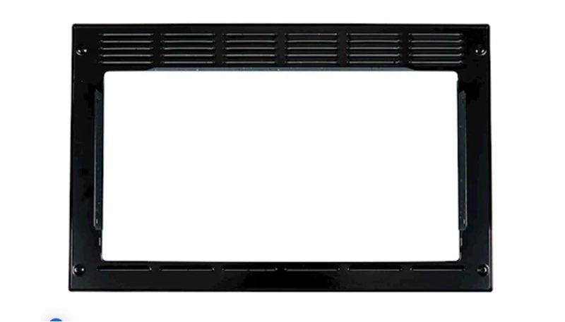 FURRION ONE-PIECE TRIM KIT FOR 0.9CUFT BUILT-IN MICROWAVE, BLACK