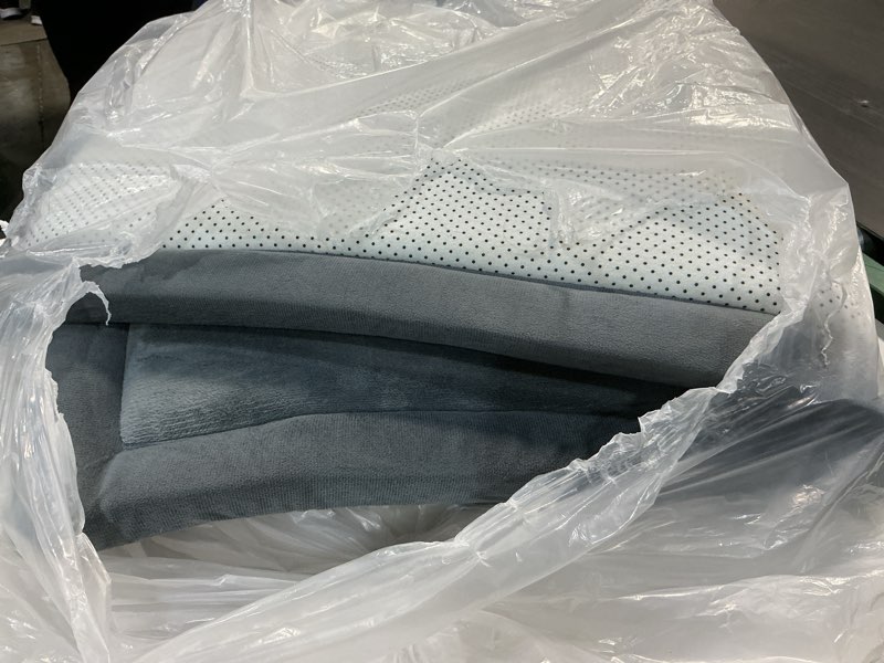 Condition photo showing Good Condition for hakuna matte cloudsoft baby play mat for floor 80" x 110" dark gray – coral velvet memory foam rug for crawling & cozy play – non-slip, water-resistant, easy-care tummy time mat, playmat for playpen dark gray 80" x 110"