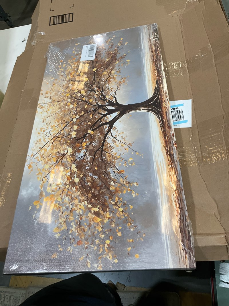 large gold tree of life canvas wall art retro abstract tree decor painting picture nordic golden pla