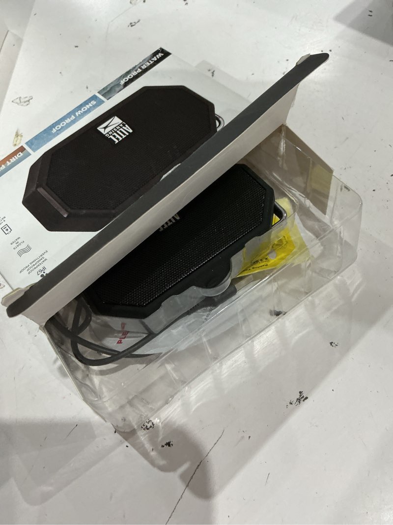 Condition photo showing Good Condition for altec lansing mini h2o - waterproof bluetooth speaker, ip67 certified & floats in water, compact & portable speaker for hiking, camping, pool, and beach,black black speaker