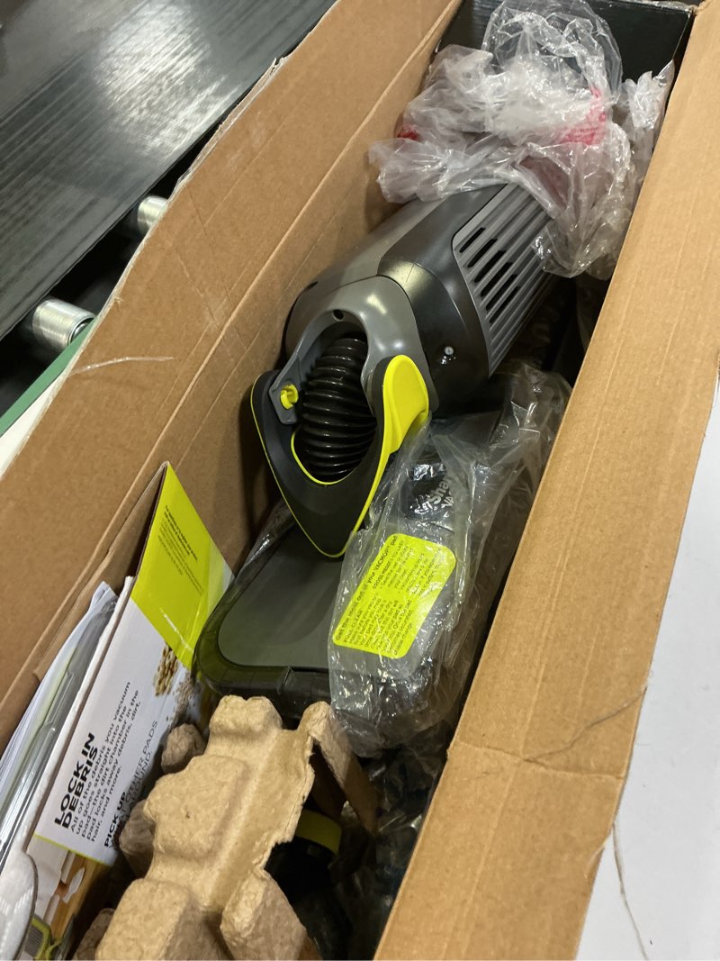 Condition photo showing As Is for Shark VACMOP Cordless Hard Floor Cleaner, Vacuum and Spray Mop, Powerful Suction, Lightweight, LED Headlights, Includes 4 Disposable Pads, 12oz Multi-surface Cleaning Solution, Gray, VM252 Gray - 4 Pads
