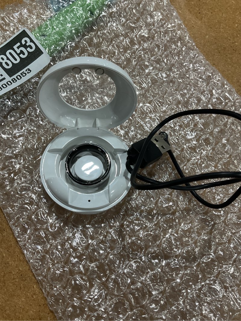 Condition photo showing Good Condition for smart ring for women men, fit ring with heart rate, blood oxygen, hrv, sleep monitor, stress, step counter, ip68 waterproof fitness rings for iphone & android, no subscription fee