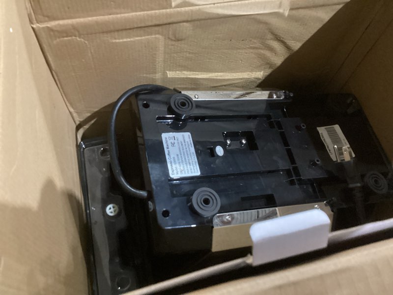 Condition photo showing As Is for gemilai g3006 espresso machine with conical burr grinder set - professional home barista bundle with pid temp control & 60 grind settings - perfect for lattes, cappuccinos & beginner latte art