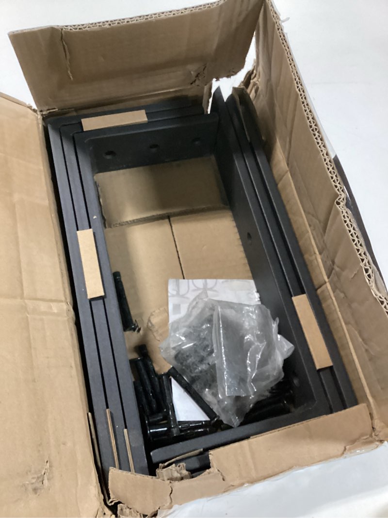 Condition photo showing Good Condition for Countertop Support Bracket 6 Pack 14 inch Heavy Duty 3/8" Thick Black Shelf L Bracket 14"x6"x2.5" Mantel Corbels for Quartz/Granite/Wood/Concret/Laminate Countertops Black-3/8" Thick 14"x6"x2.5"-6pack