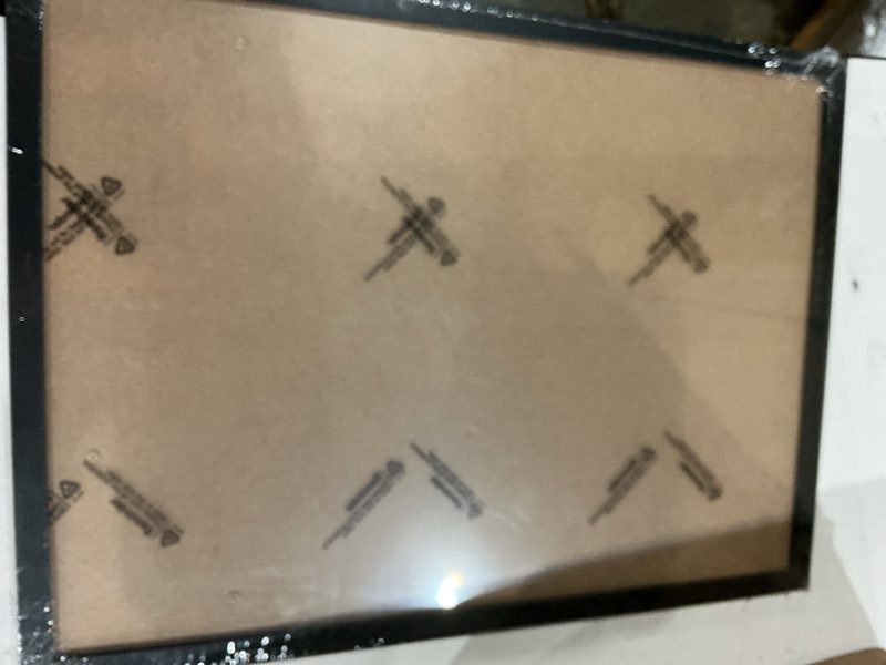 Condition photo showing New/Like New for a plus max 13x18 picture frame, black engineered wood frame for 13 x 18 inch picture poster photo, light weight 13 by 18 frame with wood-grain for wall - 1 pack/black/13 x18 black 13x18 1 pack