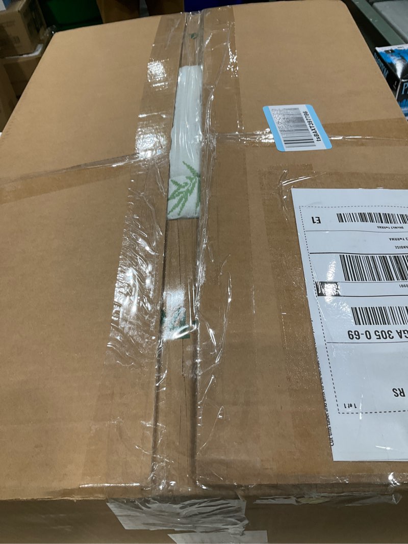 Condition photo showing New/Like New for Ultra Soft Queen RV Size Mattress Topper - Viscose Made from Bamboo Pillow Top Mattress Pad for Back Pain Relief - Naturally Cooling for Hot Sleepers, Green Green Queen RV