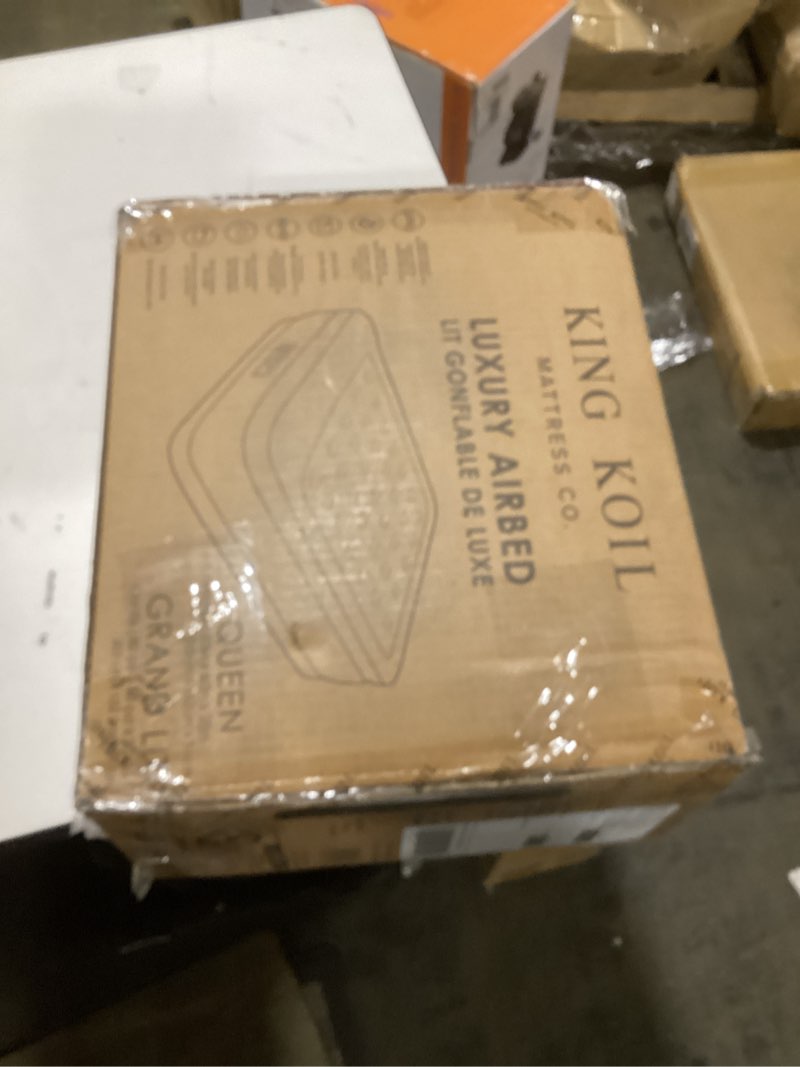 Condition photo showing Good Condition for King Koil Luxury Air Mattress Queen with Built in Pump, Integrated Premium Pillow Inflatable Airbed 